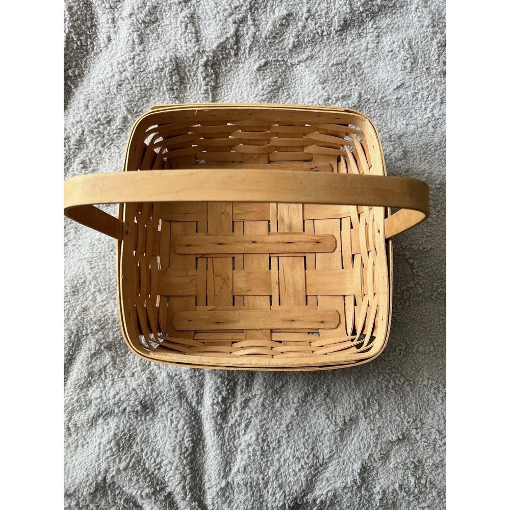 Longaberger‎ 1998 Square Pie Basket - Picture 4 of 7